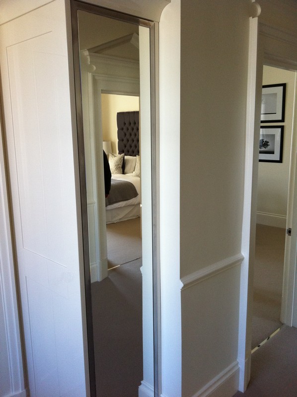 Full-length wardrobe mirror fitted in Bracknell home